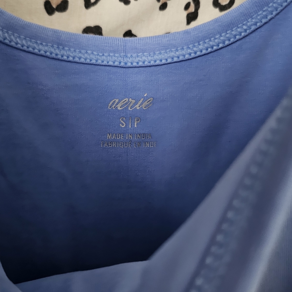 Aerie Blue Casual Maxi Dress - Picture 4 of 5